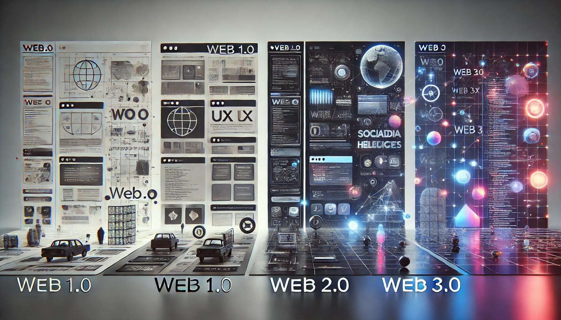 The Evolution of UI/UX Design: From Web 1.0 to Web 3.0