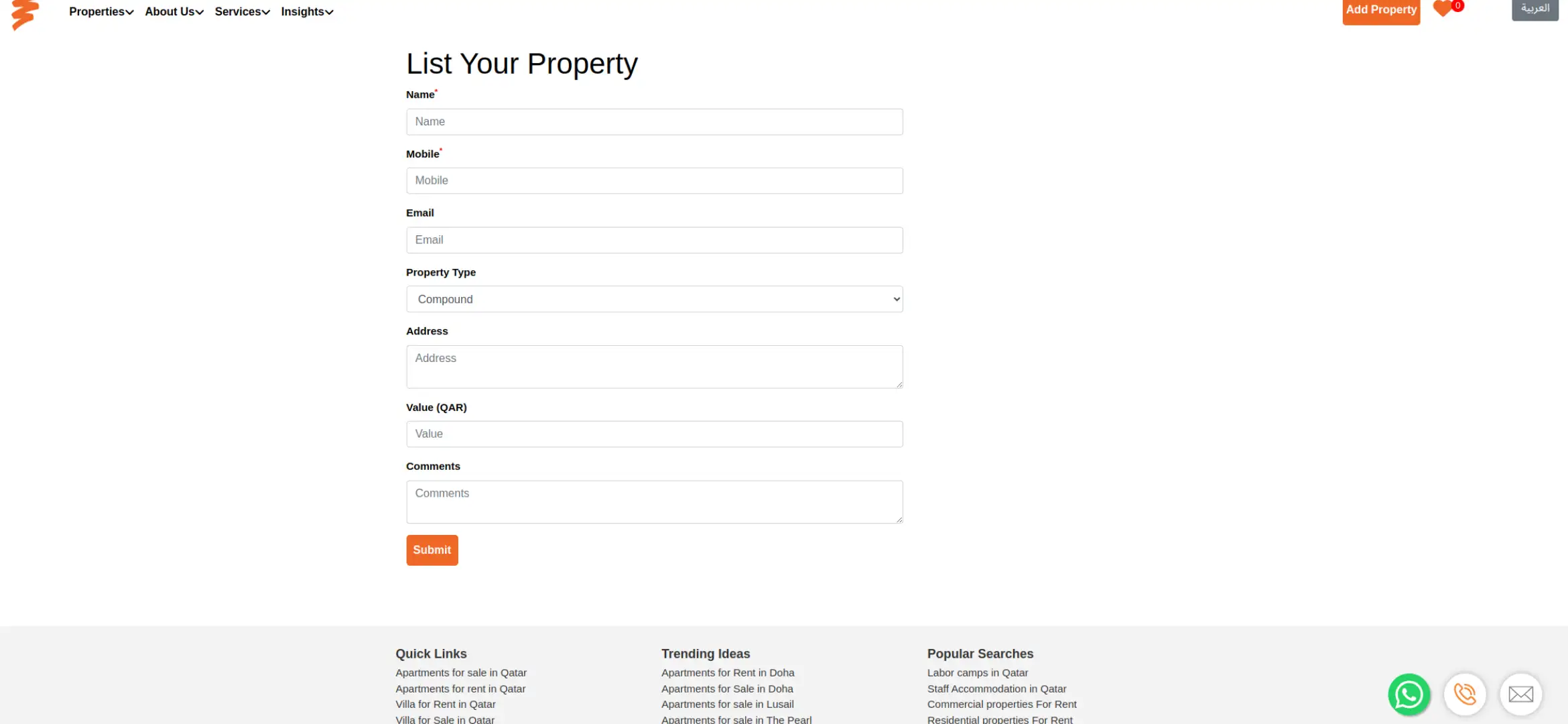 List Your Property